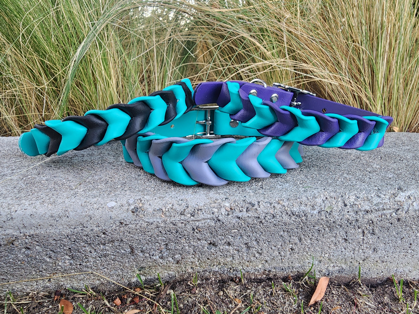 Braided Dog Collar 3/4"