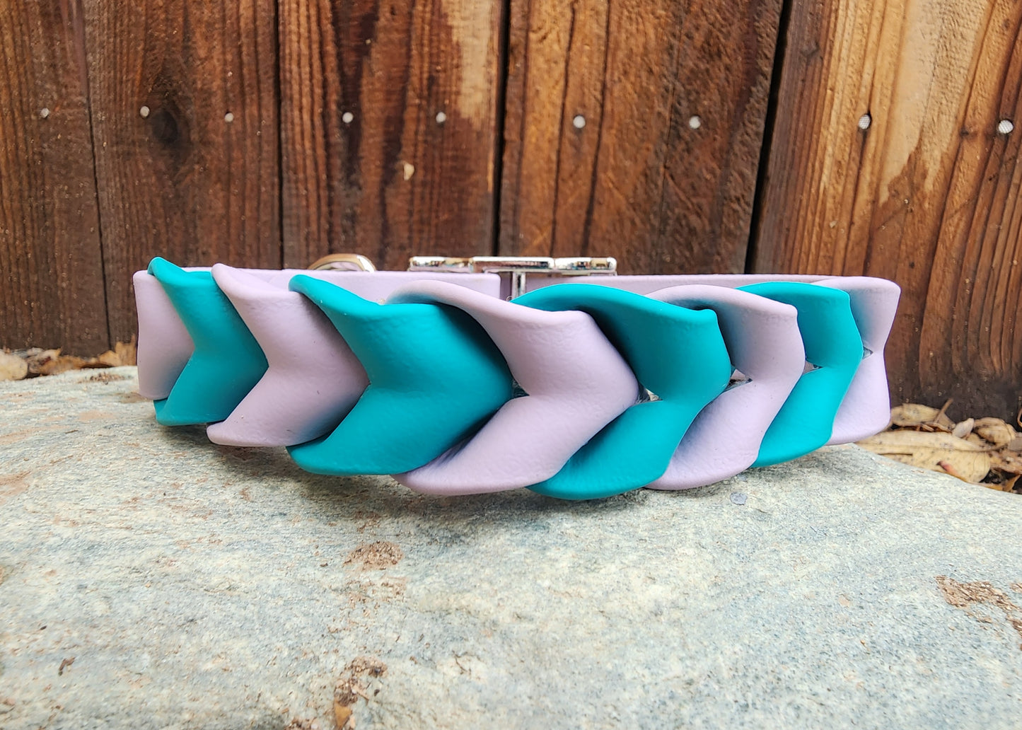 Braided Dog Collar 1"