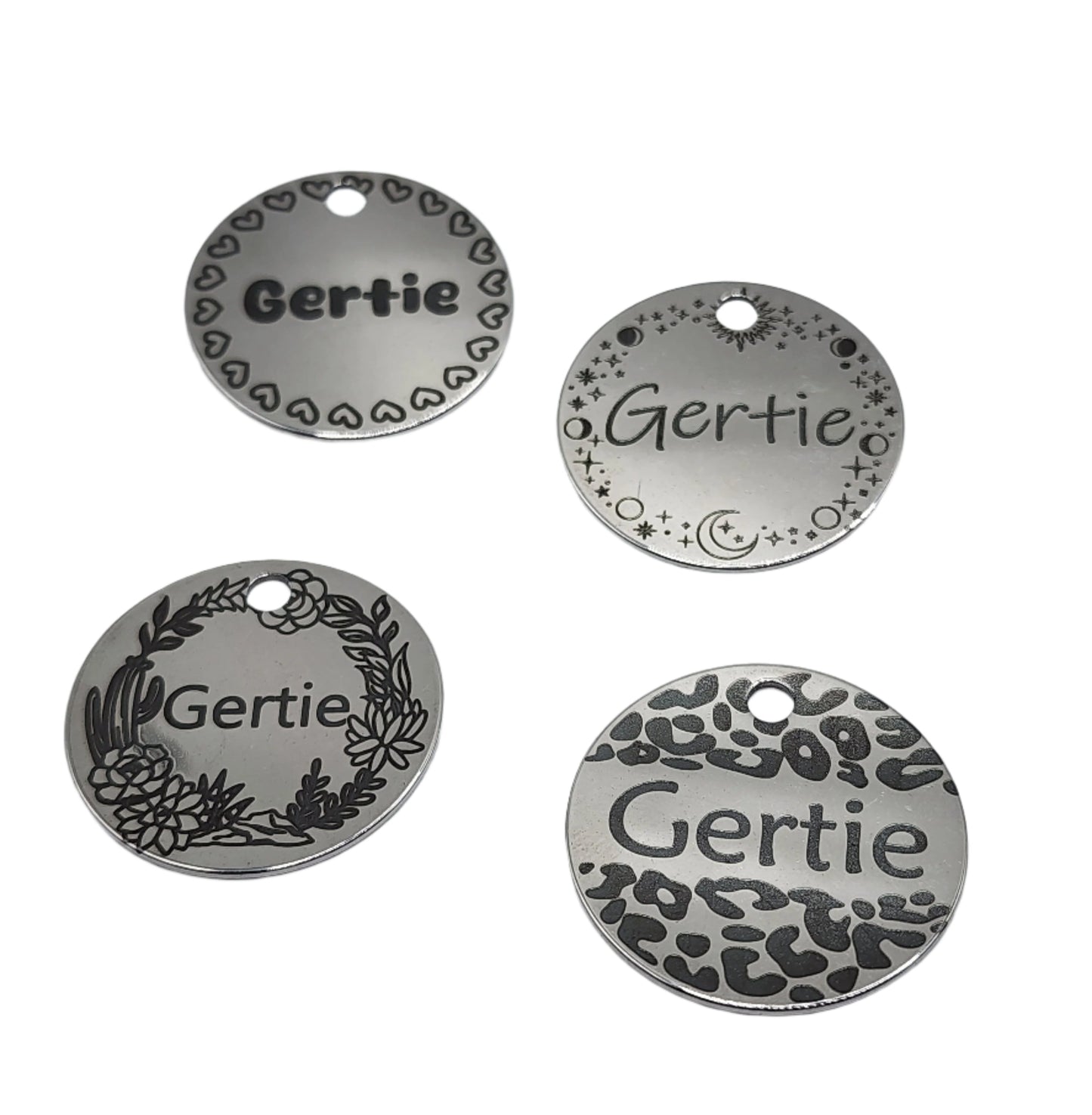 Round Pet ID Tag