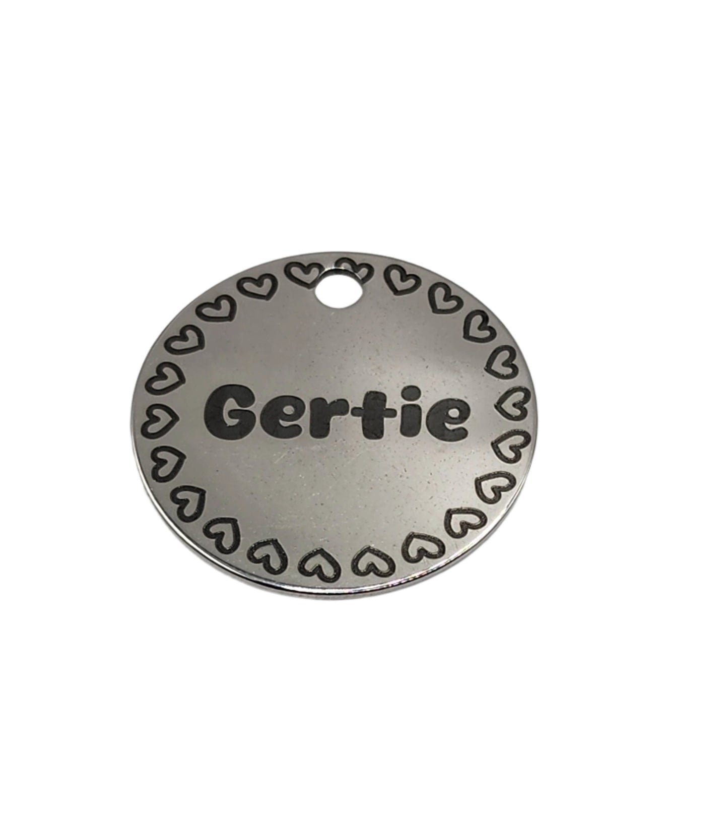 Round Pet ID Tag