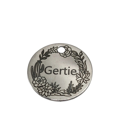 Round Pet ID Tag