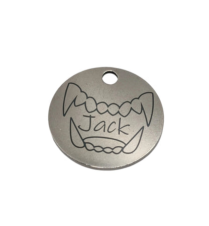 Round Pet ID Tag