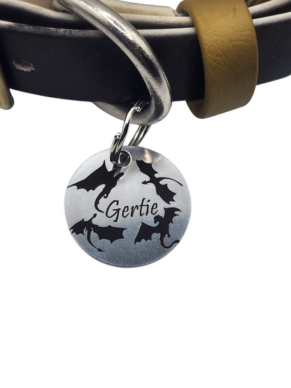 Round Pet ID Tag