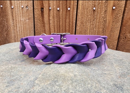 Braided Dog Collar 3/4"