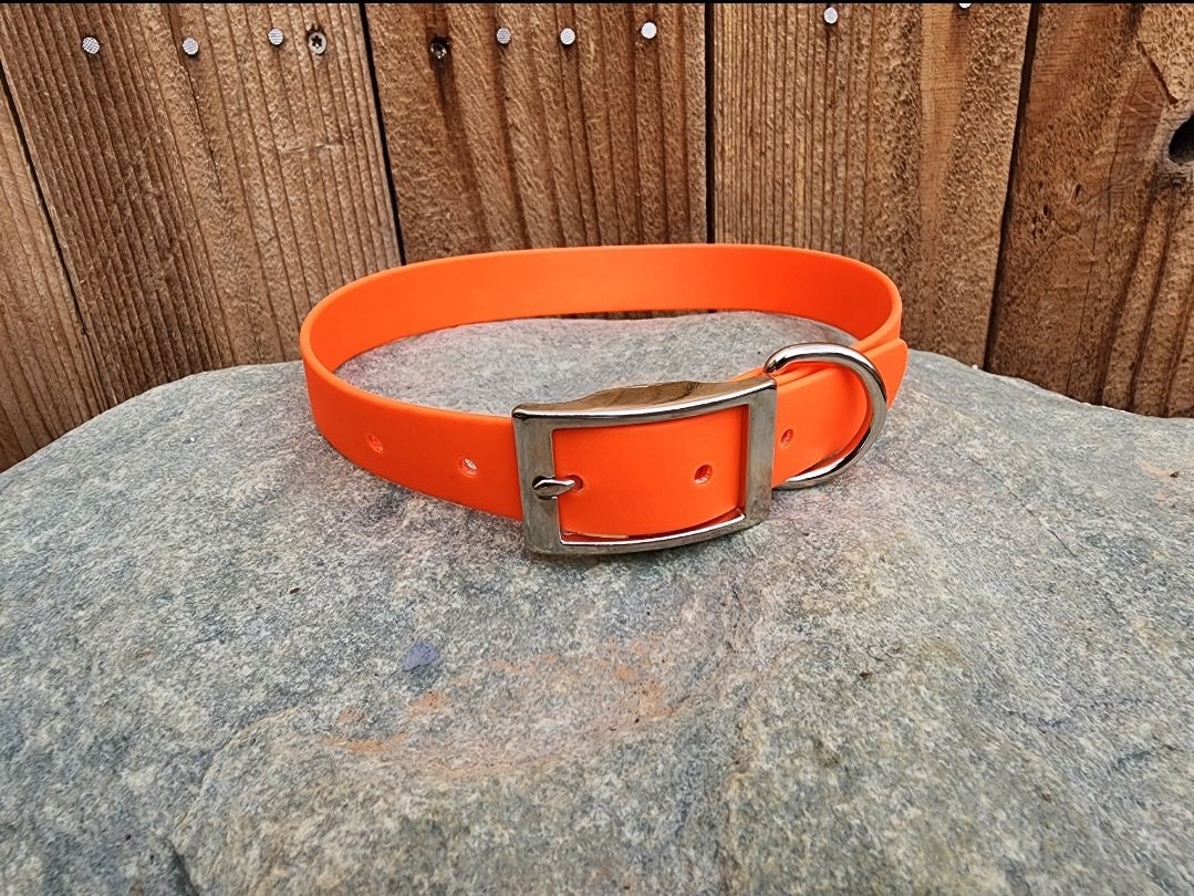 Solid Dog Collar 1"